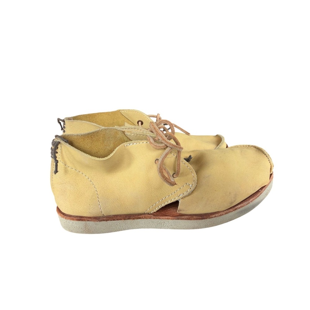 Satorisan Benirras Mid Astex Womens 6.5 EU 37 Yellow Leather Boho Chukka Boots